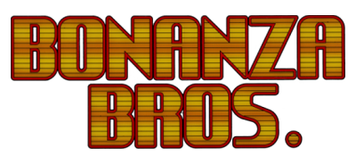 Bonanza Bros. logo for Sega Mega Drive